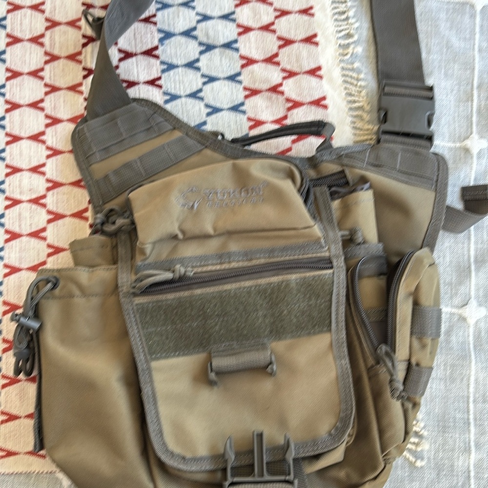 Yukon Outfitters Explorer Tactical Side Pack Green Outdoor Utility Versipack